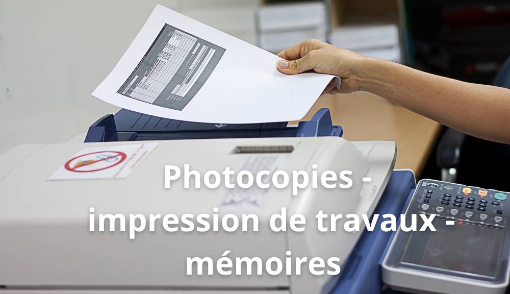 Photocopies, impressions de travaux Ecaussinnes