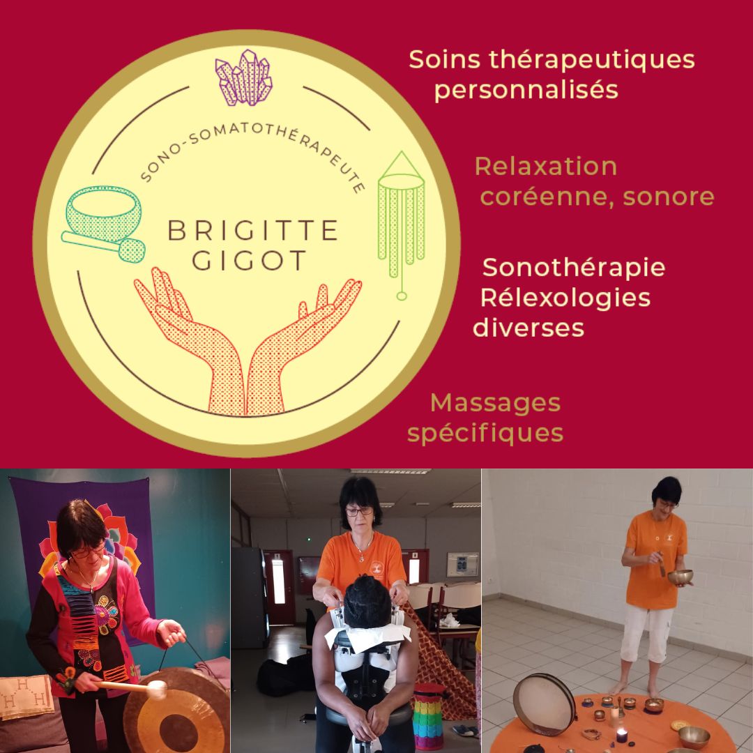 Brigitte Gigot sono-somatothérapeute à Ecaussinnes Brigitte Gigot sono-somatothérapeute à Ecaussinnes